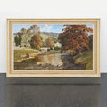 Claude Horsfall Clapham painting, gently brightened original photograph