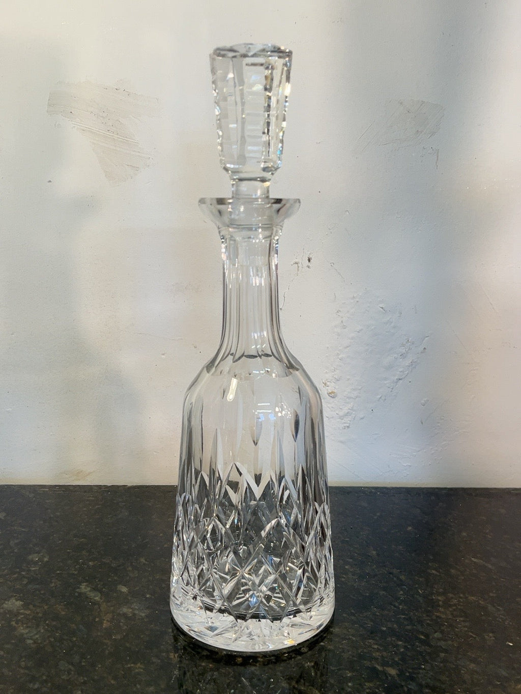 Original unedited photograph of Waterford cut crystal decanter