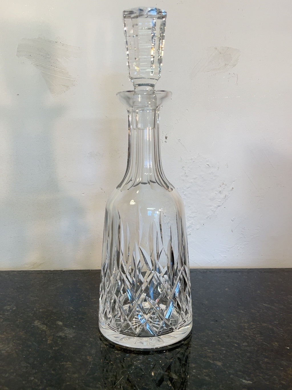 Original unedited photograph of Waterford cut crystal decanter
