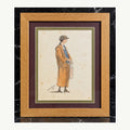 Violet Bryant signed 1926 framed drawing, complete original item