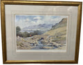 Full framed view of the signed K.W. Burton Ashness Bridge Lake District print