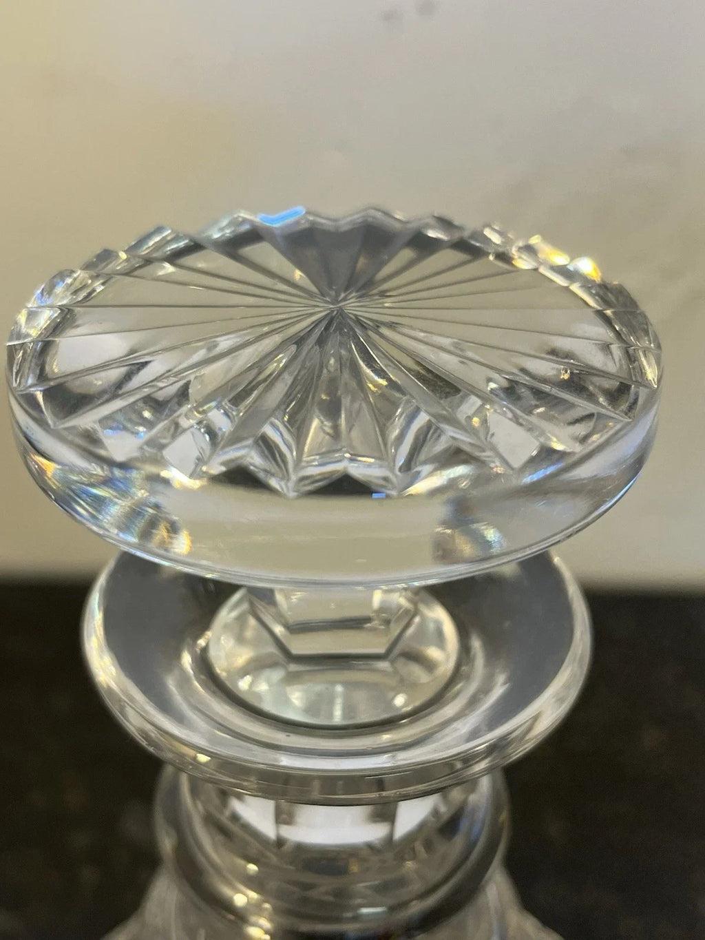 Stuart England stopper star-cut top close-up