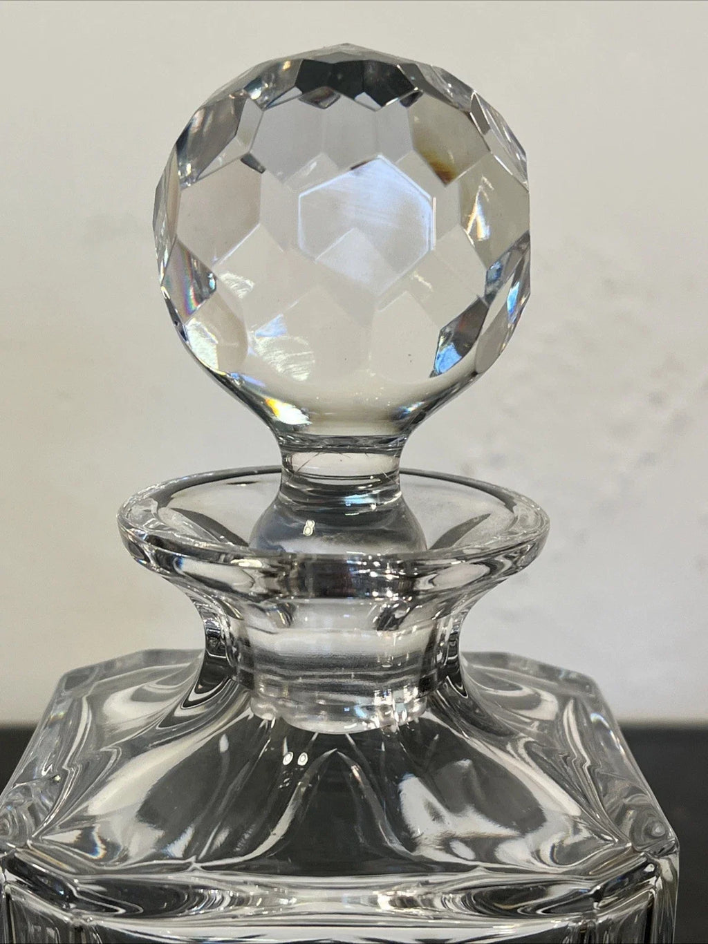 Thomas Webb England cut crystal decanter, original listing photograph 2 of 4