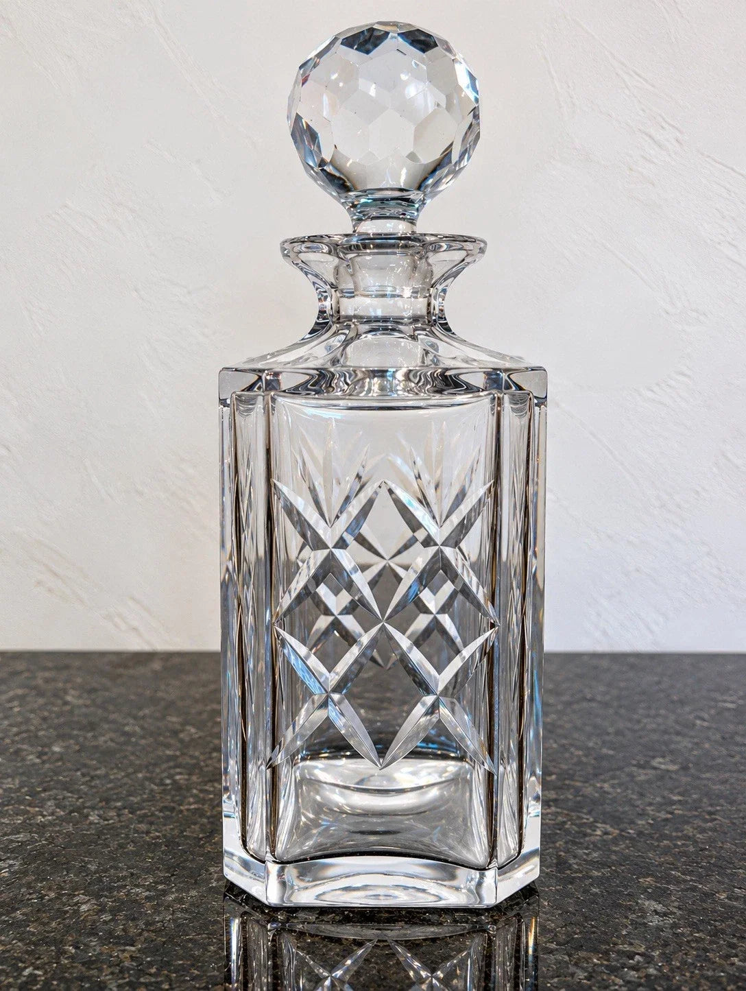 Thomas Webb England cut crystal decanter, original listing photograph 1 of 4