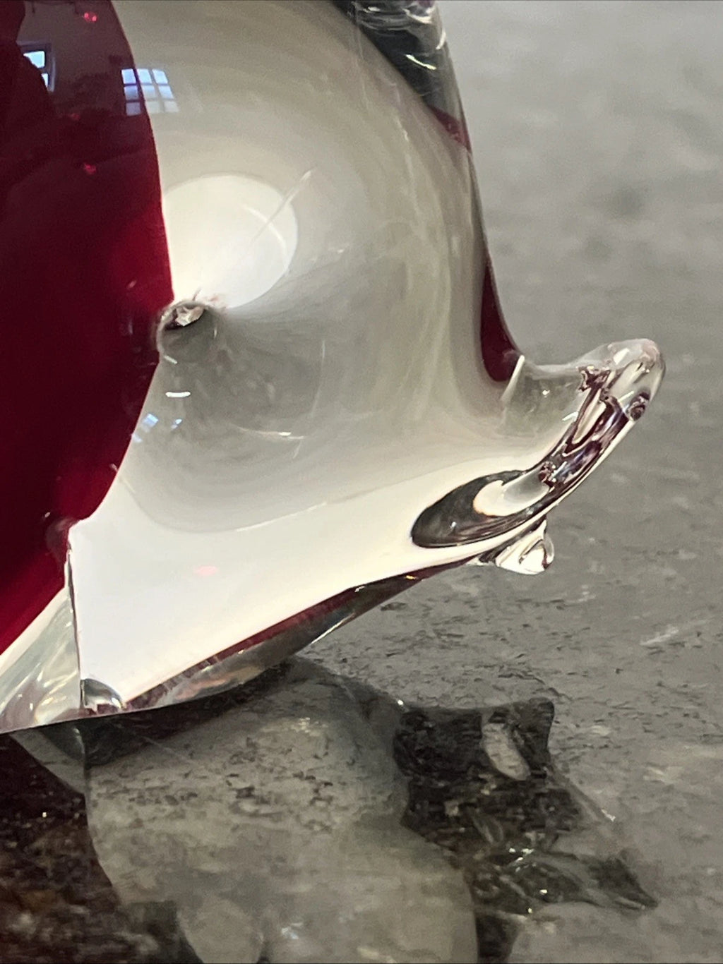 Murano-style fish figurine, alternate angle