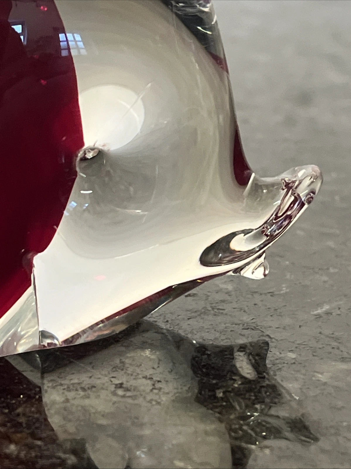 Murano-style fish figurine, alternate angle