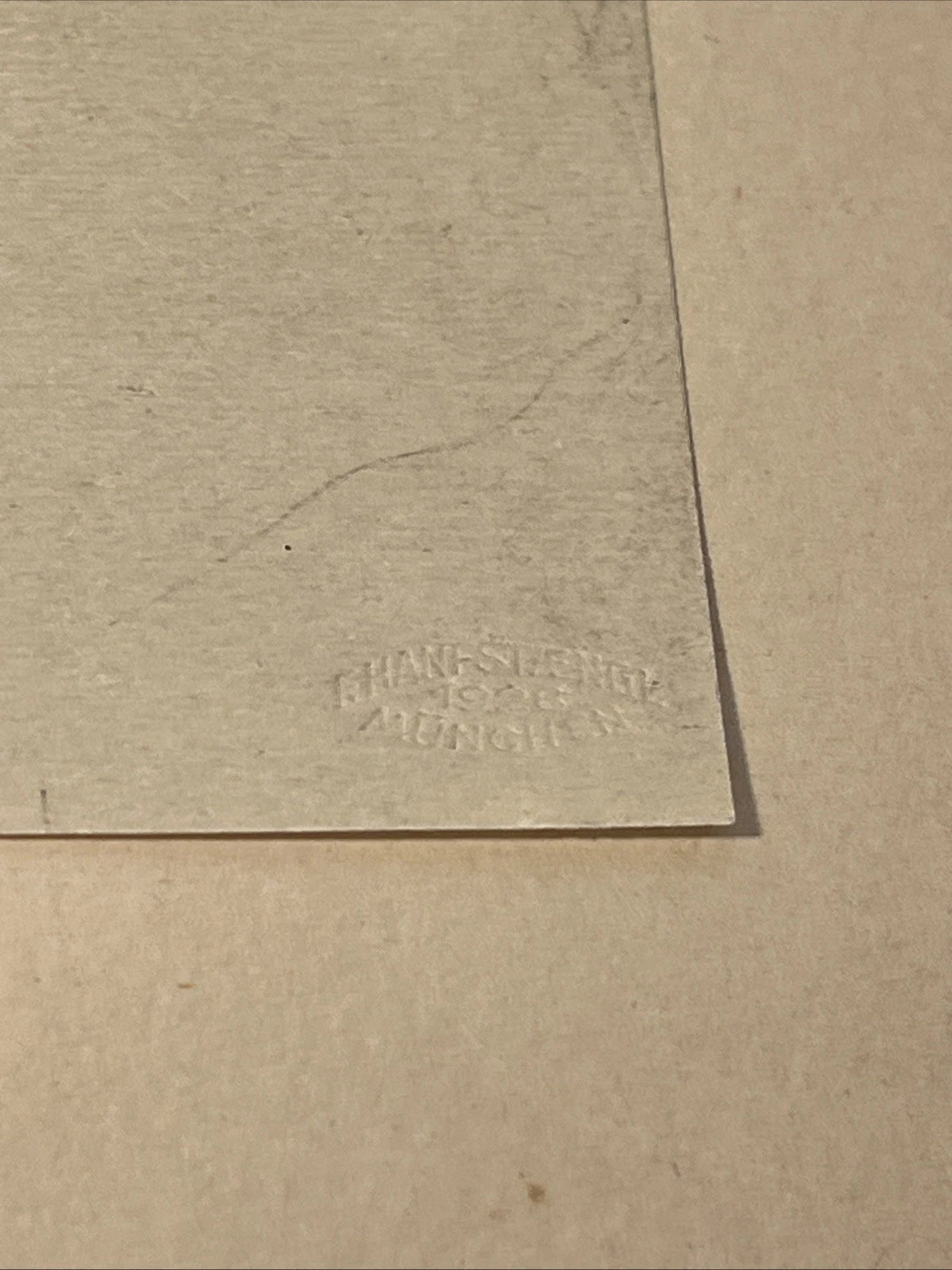 Detail of the paper and portrait