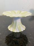 Original Villeroy & Boch Romantic Spring floral pedestal dish on dark stone